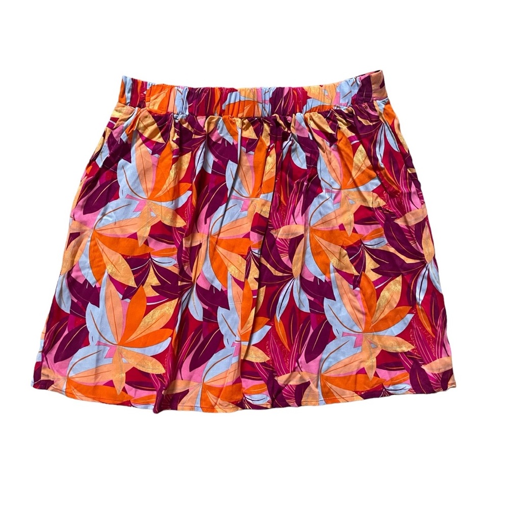 NWT Juniors’ Lily Rose Elastic Waist Skater Skirt Size Large - Picture 5 of 8